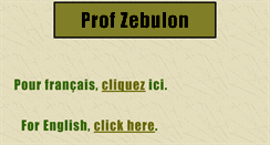 Desktop Screenshot of profzebulon.org