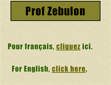 Tablet Screenshot of profzebulon.org